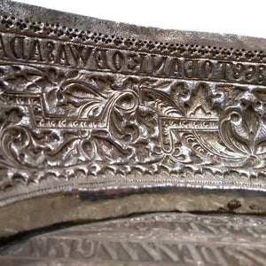 Antique Batavian Silver Presentation Bowl, Java, Indonesia – 1866