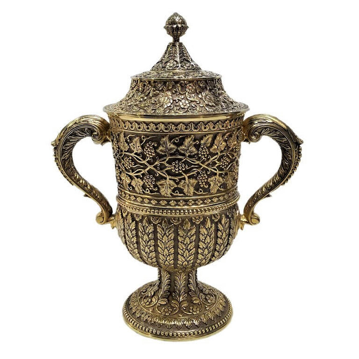 Antique English Silver Gilt Cup, Kutch Style, Hancocks & Co - 1870