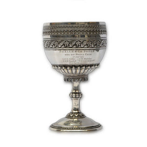 Antique Indian Colonial Silver Goblet India 1879