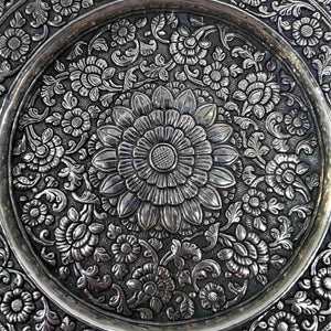 Antique Indian Silver Plate Kutch India C 1840