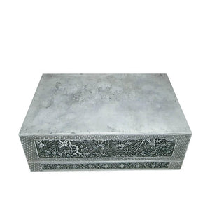 Antique Silver Box Nguyen Dynasty Vietnam Late 19th Century