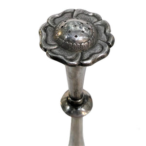 Antique Chinese Silver Rosewater Sprinkler Qing Dynasty Canton China