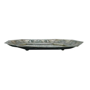 Circa 1740 Antique Indian Silver Tray Mughal India