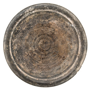 Antique Indian Bidriware Salver (thali), Silver And Brass Inlay, Deccan, India – 18th Century