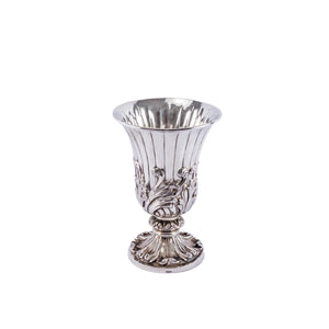 A 19th Century Indian colonial silver goblet by George Gordon & co. 1820