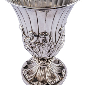A 19th Century Indian colonial silver goblet by George Gordon & co. 1820