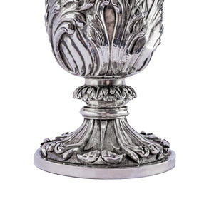 A 19th Century Indian colonial silver goblet by George Gordon & co. 1820