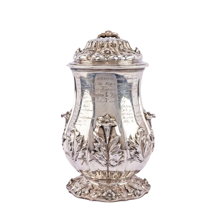 A fine William IV silver tankard by Charles Fox (II), London, 1830