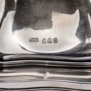 Antique set of 4 George IV silver entrée dishes