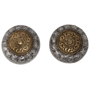 Two Straits Chinese Betel-nut or sireh containers, Solid Silver, 19th century
