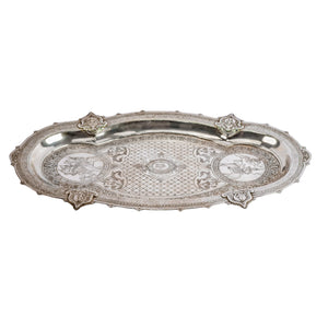 Vietnamese (French Cochinchina) Four Piece Solid Silver Tea Set, 19th century