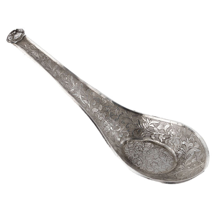 Antique Chinese Silver Serving/soup Spoon, Foochow (fuzhou), China