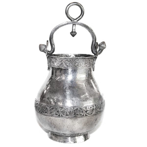 Antique Indian Silver Water Bucket, India – 18th Century