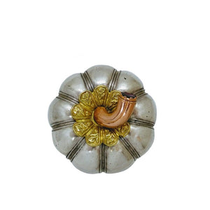 Antique Silver, Gold & Suasa Betel Container, Malaysia Or Indonesian Archipelago C.1900