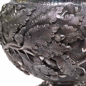 Antique Indian Colonial Silver Cup And Cover, Greyhound, Rococo Revival, Lattey Brothers, Calcutta (kolkata), India – 1842/55