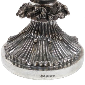 Antique Indian Colonial Silver Cup And Cover, Greyhound, Rococo Revival, Lattey Brothers, Calcutta (kolkata), India – 1842/55