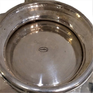 Antique Indian Silver Three Handled Punch Bowl, Large Size, Calcutta (kolkata) – Circa 1900