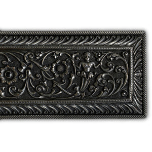 Antique Sri Lankan Silver Palm Leaf Book Covers, A Pair, Sri Lanka (ceylon) – Mid 19th Century