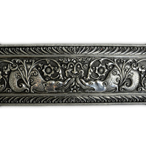 Antique Sri Lankan Silver Palm Leaf Book Covers, A Pair, Sri Lanka (ceylon) – Mid 19th Century