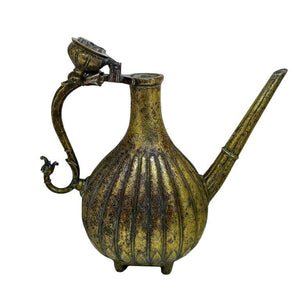 Antique Bronze Ewer Aftaba Mughal Northern India 18th Century