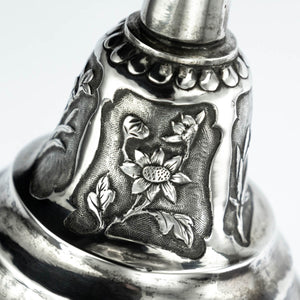 Antique Chinese Silver Goblet, Shanghai, China  -  Circa 1890