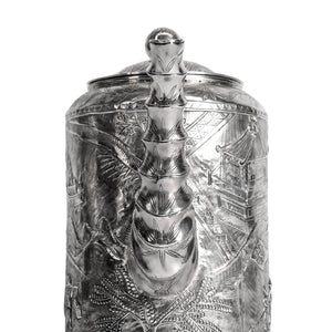 Antique Chinese Silver Coffee Pot
