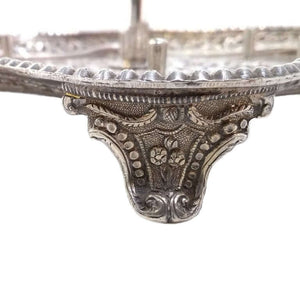 Antique Indian Silver Egg Cruet For Six Persons Circa 1900