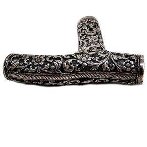 Antique Indian Silver Walking Cane