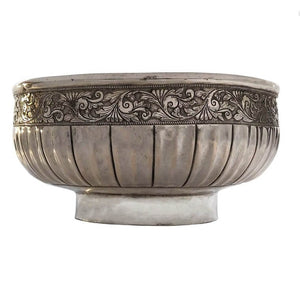 Antique Malay Silver Bowl Malaysia Early 19th Century