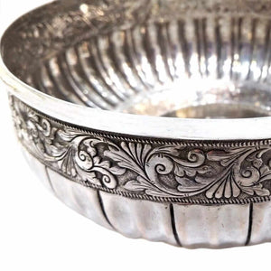 Antique Malay Silver Bowl Mangkuk Jerelok Malaysia