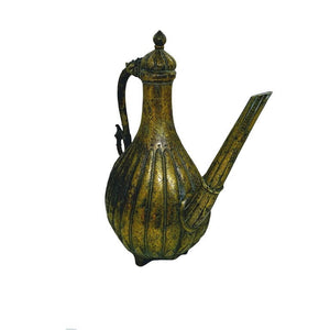 Antique North Indian Bronze Ewer Aftaba Mughal 18th Century