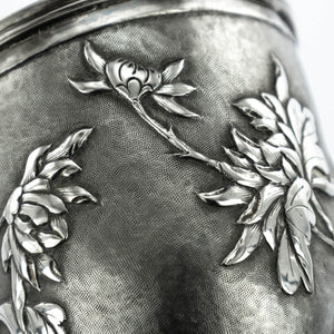 Antique Chinese Silver Goblet, Shanghai, China  -  Circa 1890