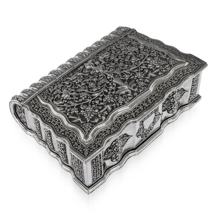 Antique Sri Lankan Silver Bible Box, Sri Lanka, Ceylon  -  Circa 1820