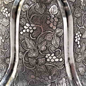 Antique Chinese Silver Spittoon - Thookadaan Peekdaan - China For Indian Market - Thookadaan Peekdaa - C1820