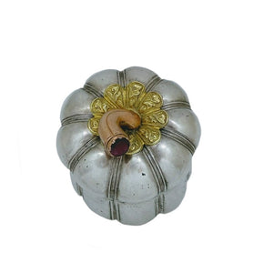 Antique Silver, Gold & Suasa Betel Container, Malaysia Or Indonesian Archipelago C.1900