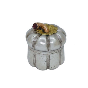 Antique Silver, Gold & Suasa Betel Container, Malaysia Or Indonesian Archipelago C.1900