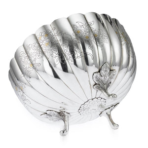 Japanese Silver and Gold Bowl, Mitsukoshi, Japan - Taisho, Early 20th Century