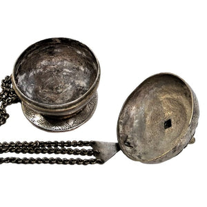 Antique Gold, Suasa & Silver Betel Compendium, Malaysia/sumatra – 19th C.