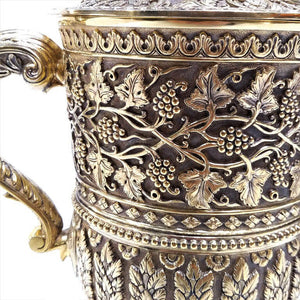 Hancocks and Co London Antique English Silver Gilt Cup And Cover