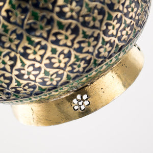 Antique Mughal Silver-gilt Enameled (minakari) Ewer (chuski), Mughal India – Early 18th Century