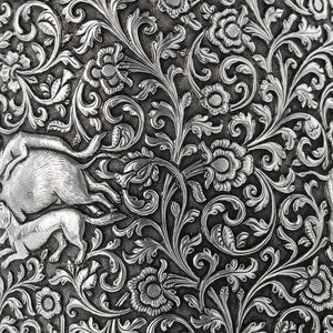 Antique Indian Silver Water Jug, Crocodile Handle, Kutch (cutch) India – Circa 1880