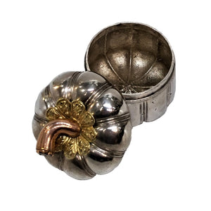 Antique Silver, Gold & Suasa Betel Container, Malaysia Or Indonesian Archipelago C.1900