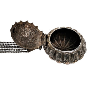 Antique Gold, Suasa & Silver Betel Compendium, Malaysia/sumatra – 19th C.