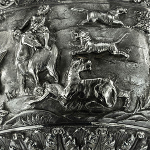 Antique Indian Silver Pedestal Rose Bowl, Lucknow, India - 1876 to 1910