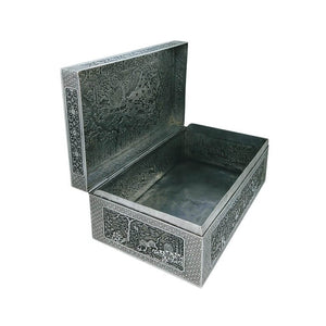 Vietnamese Antique Silver Box Nguyen Dynasty Vietnam Late 19th Century