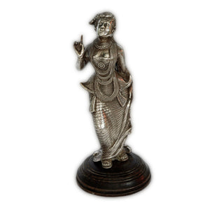 Antique Burmese Silver Figurine, Burma (myanmar) – Late 19th Century