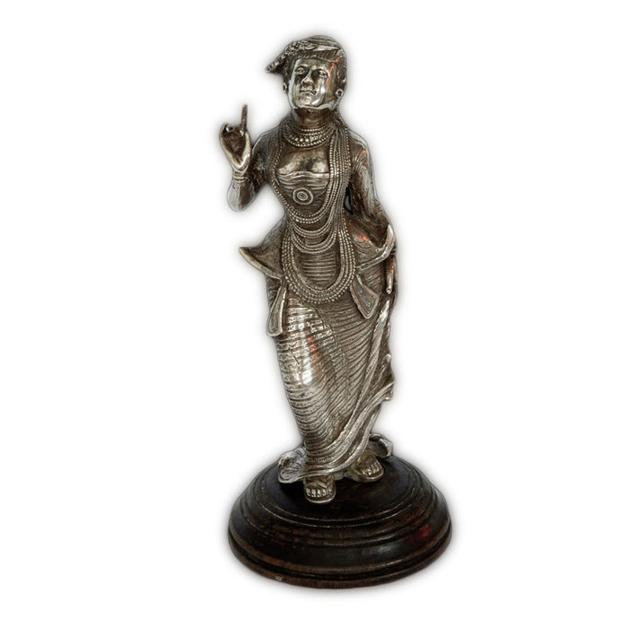 Antique Burmese Silver Figurine, Burma (myanmar) – Late 19th Century