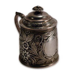 Antique Indian Colonial Silver Tankard, Twentyman & Co, Kolkata Calcutta, India – Early 19th Century