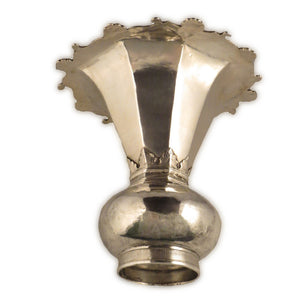 Antique Batavian/dutch Colonial Silver Spittoon (cuspidor, Kwispedoor), Batavia – Early 18th Century