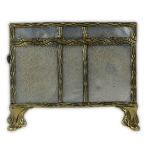 Antique French Silver-gilt Casket, Royal Provenance, Cantonese Mother Of Pearl Panels (china), France – Circa 1760